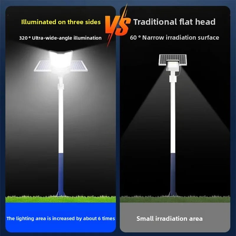 10000W High Power Solar Street Lamps,Outdoor IP67 Dusk to Dawn Solar Powered Road Lights,for Garden/Parking-Lot/Driveway/Yard