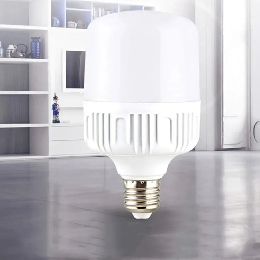 100W E27 LED Screw Mouth Light 220V High Brightness Light Bulb White Light Eye Protection Non Flickering High Heat Dissipation