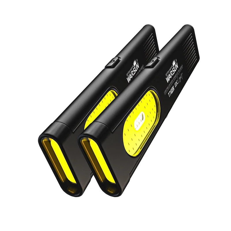 Warsun T7 LED Keychain Flashlight 650Lm Portable Mini Torch Light Pocket Lantern with Magnet Flood Work Light