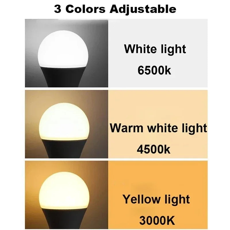 5V Led Camp Light Usb Emergency Bulb 3 Color Dimmable Hanging Tent Lamp for Work BBQ Fishing Repair Out Door Camping Equipment