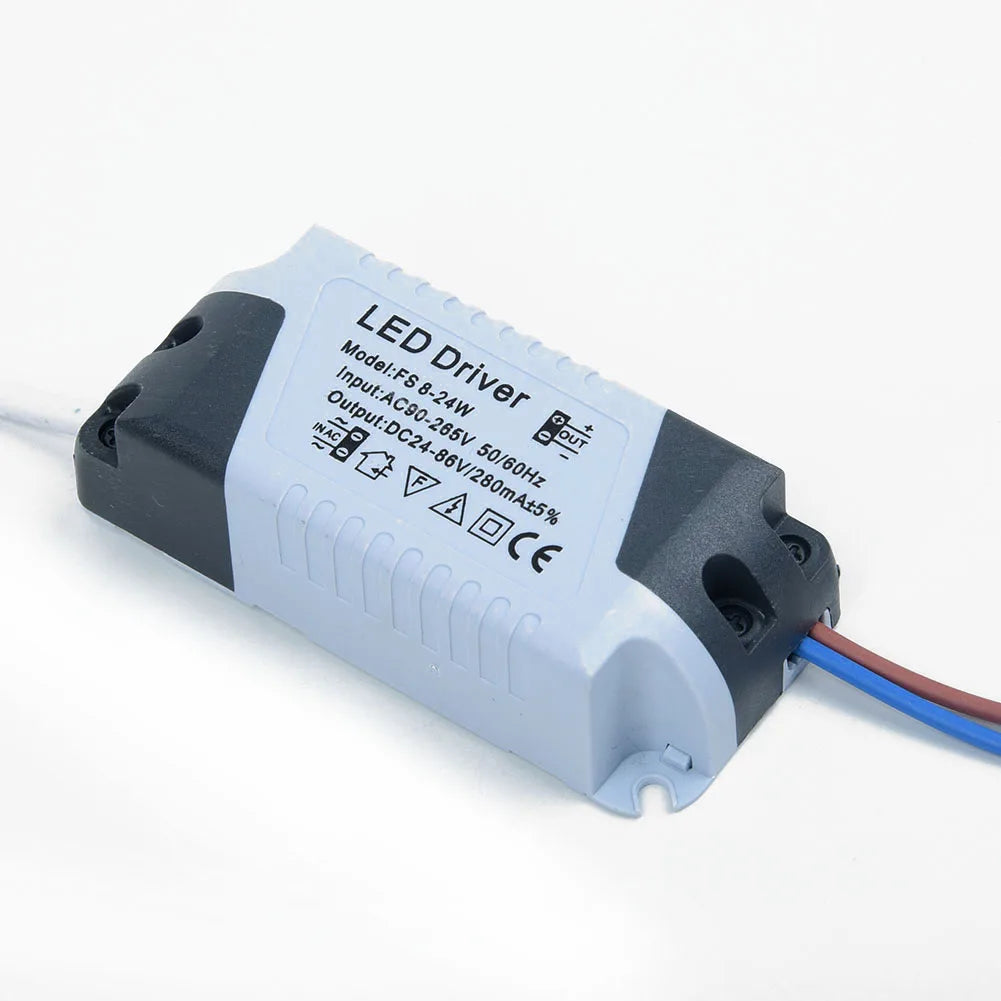 LED Driver 280mA 8-24W AC 110V 220V To DC 24V Lighting Transformer Panel Ceilling Lamp LED Strip Power Supply Adapter 1pc