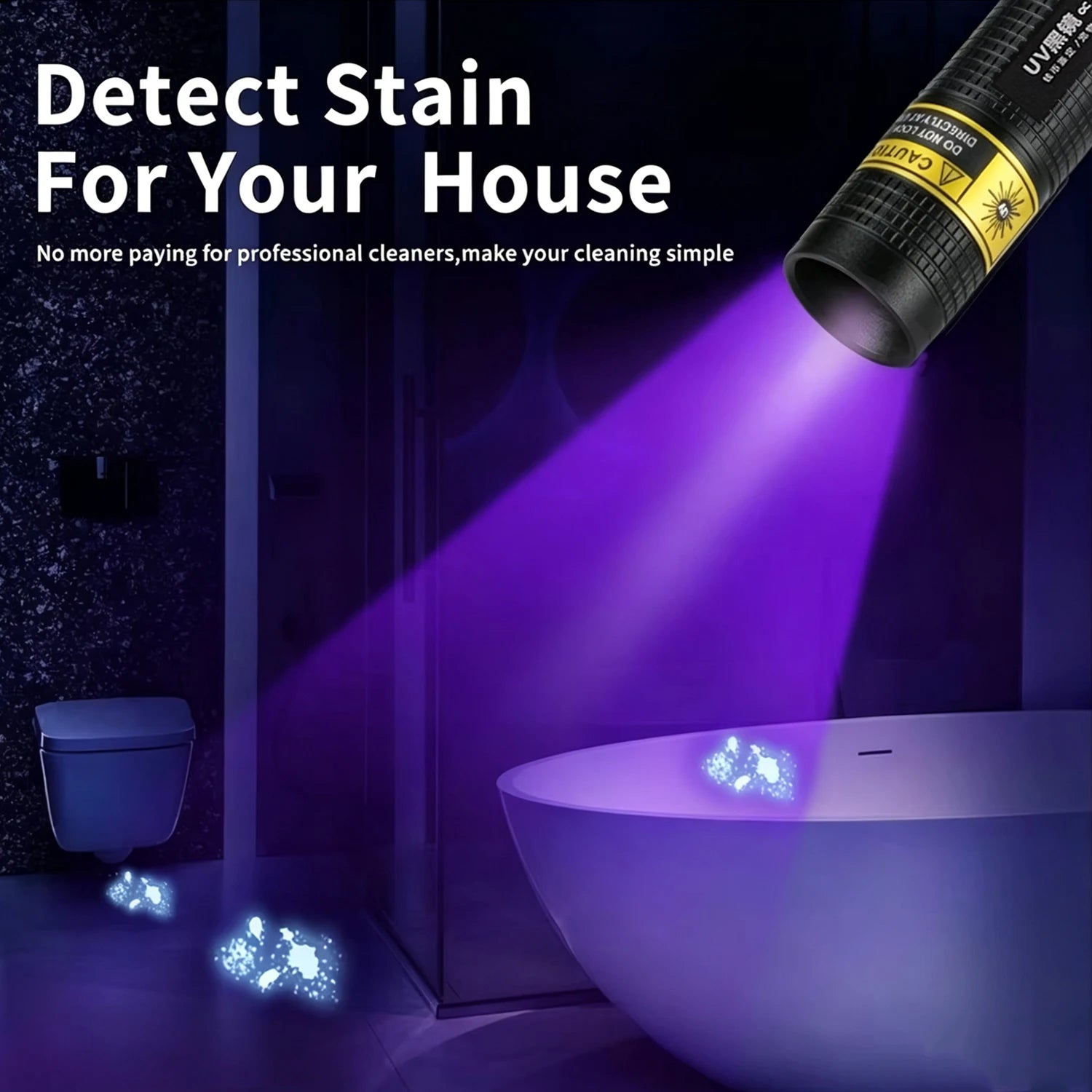 365nm Mini UV Led Blacklight Flashlight Usb Rechargeable Nail lamp Pet Stain Leakage Marker Ore Money Scorpion Detection lights