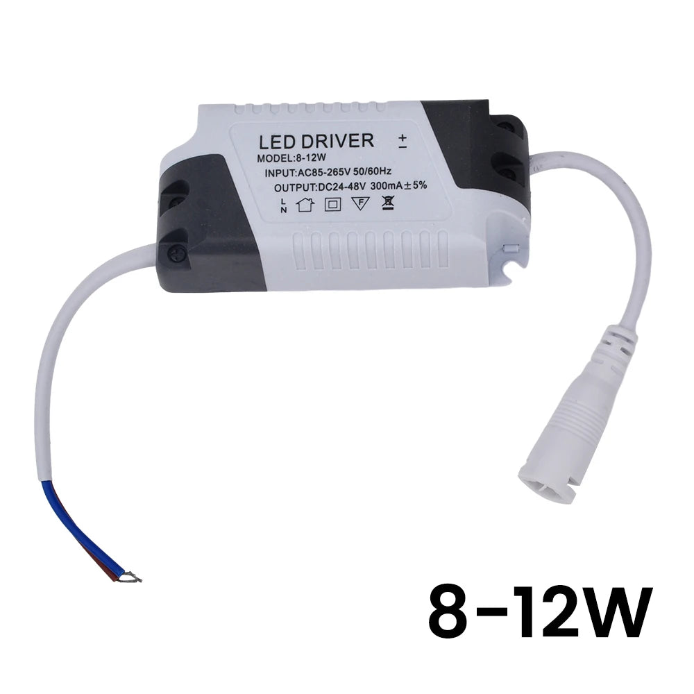 LED Constant Current Driver AC85-265V 3-4W 4-7W 8-12W 12-18W 18-24W 24-36W Power Supply Adapter Transformer for Panel Light