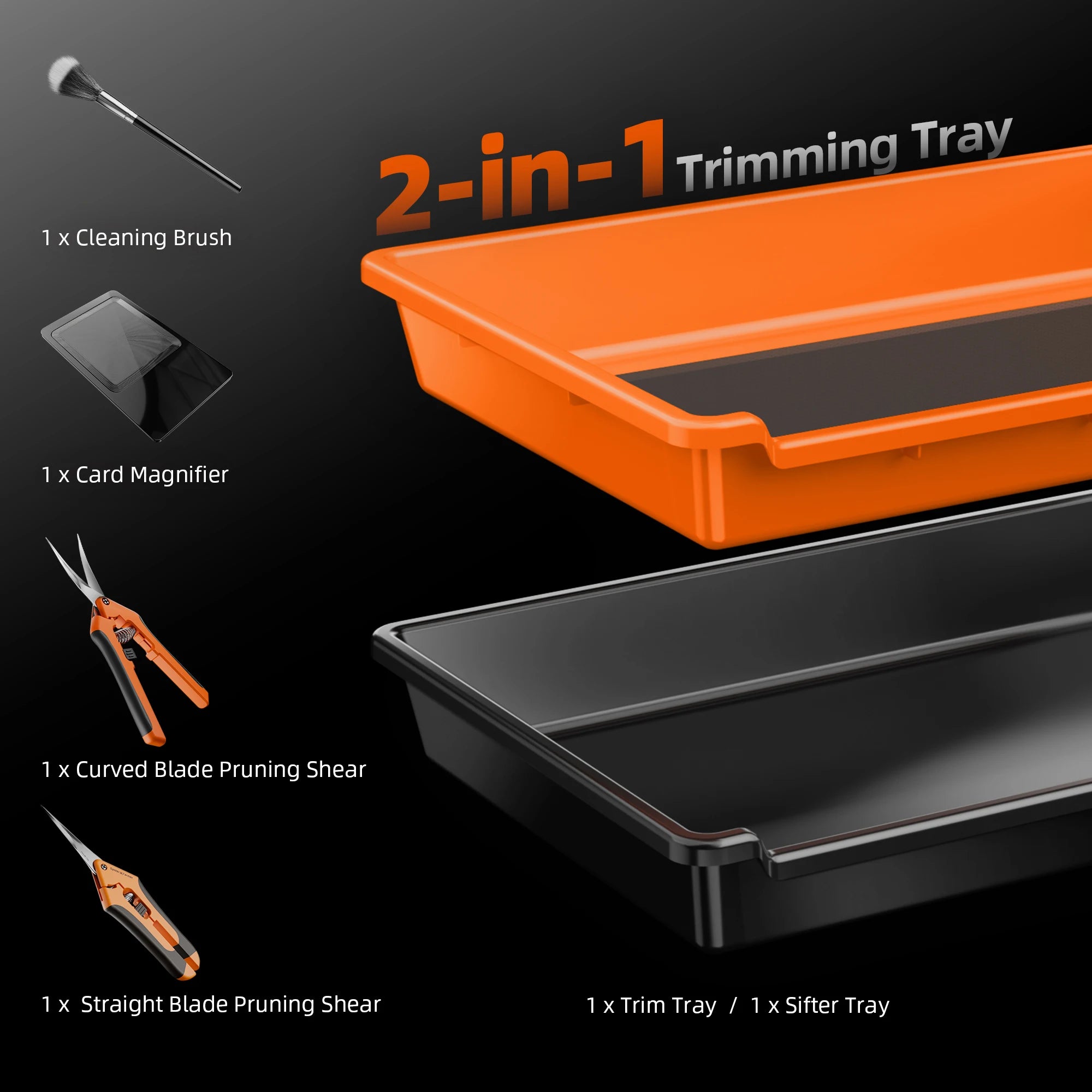 Spider Farmer 2-In-1 Trim Tray 150 Micron 100 Mesh Screen for Pollen & Herb