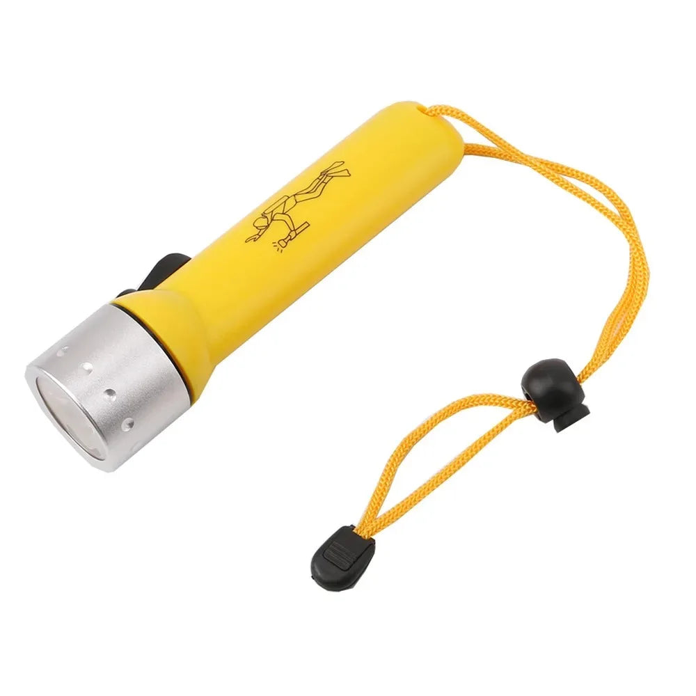 Powerful Super Bright Flashlight Diving Hunting High Lumen LED Outdoor Camping Light Waterproof Mini Portable Lighting Lantern