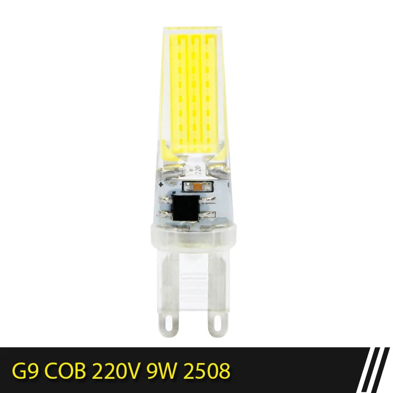 G4 LED COB Lamp Dimmable 6W 9W COB LED Bulb E14 AC/DC 12V 220V Lampada LED G9 COB Spotlight Chandelier Lighting Replace Halogen