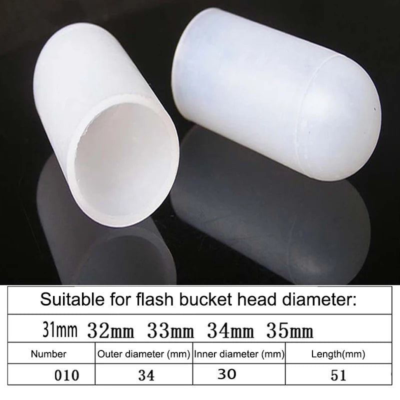 2Pcs Silicone Elastic Flashlight Lampshade For SP31 SP35 IF22A C8G IF25A SP36 S2 C8 EA01 TS21 Q8 14-75MM Torch