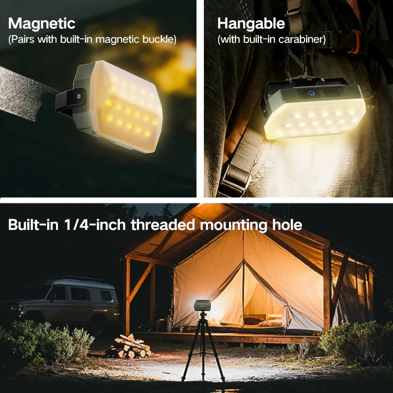 Ultra Long Endurance Portable Strong Light Charging Outdoor Tea Drinking Campsite Tent Lighting