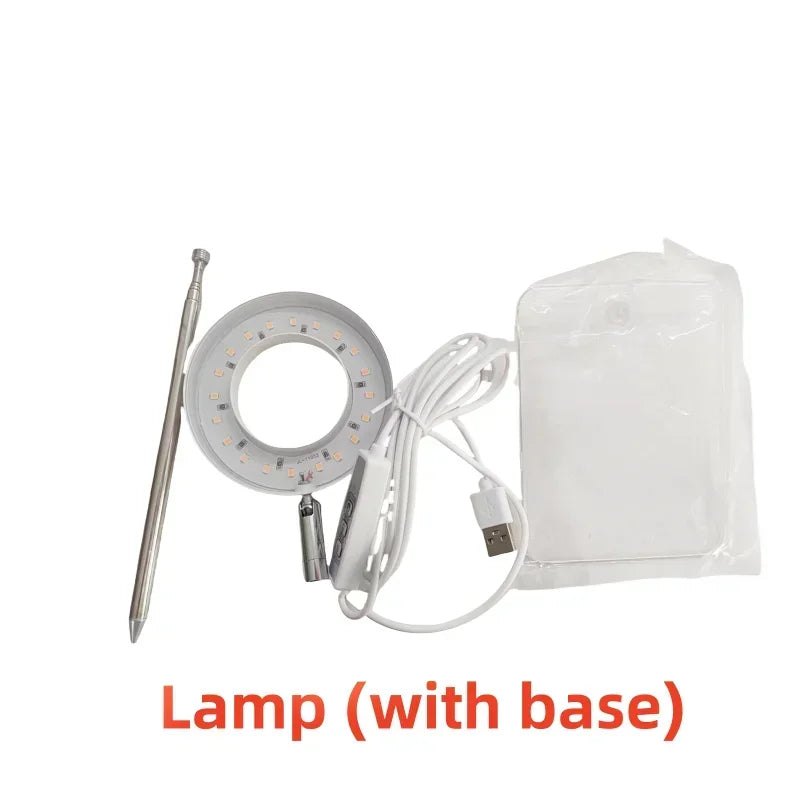 5V Angel Ring LED Grow Lights Full Spectrum Plant Growth Lights Height Adjustable Halo Lamp For Indoor Plants Dimmable Phytolamp