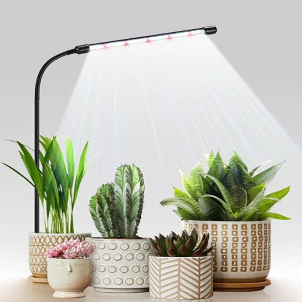 LED plant growth lamp USB full-spectrum 6000K gardening plant lamp, mini belt to control indoor flowering of cultivated plants.