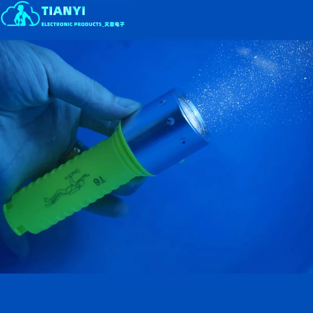 1100 Lumen Diving Flashlight Bright Submarine Light Scuba Safety Lights Waterproof Underwater Torch Outdoor