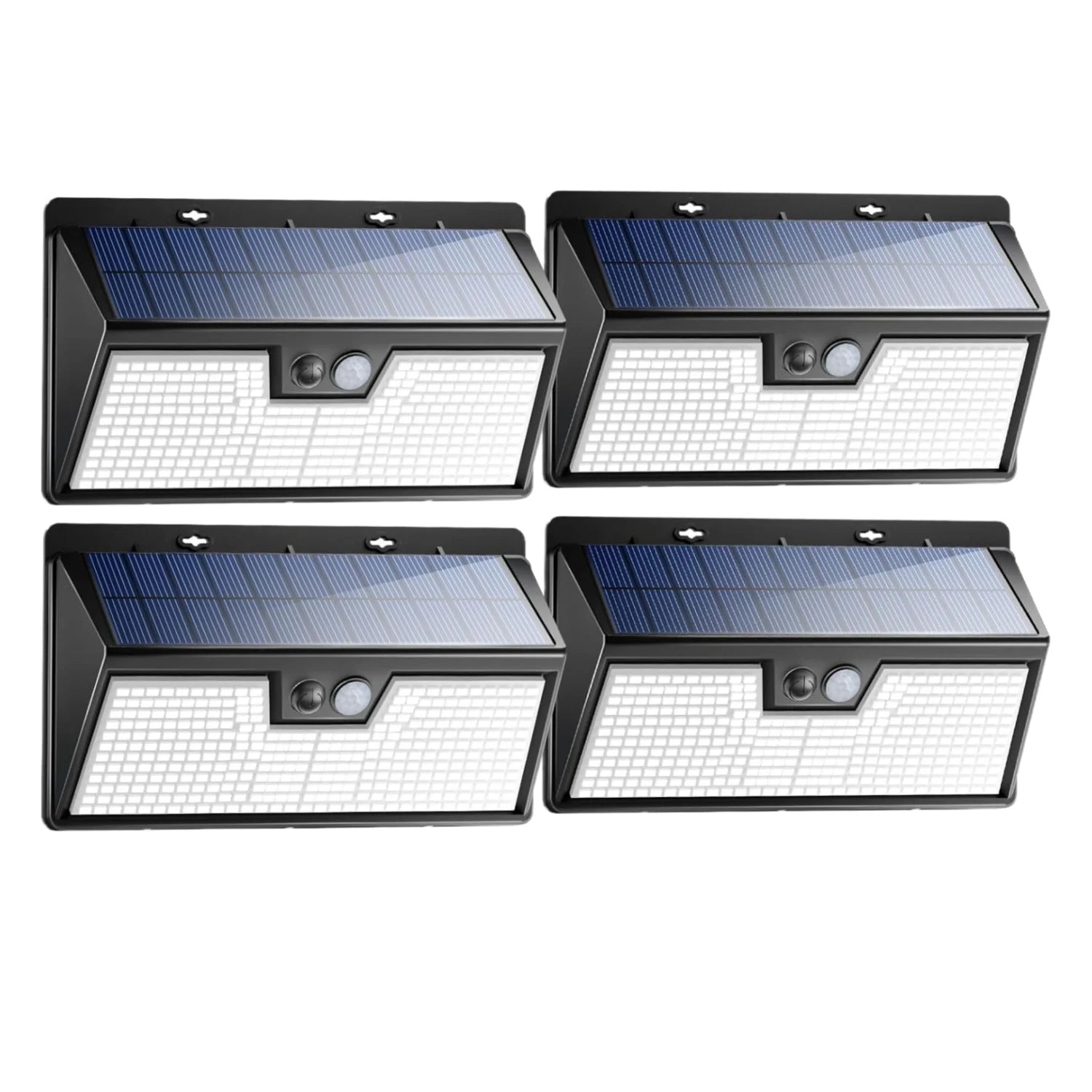 Solar Lights Outdoor Motion Sensor, 3 Modes 318LED Solar Powered Fence Wall Light IP65 Waterproof,  Outside Deck Yard Patio Hous