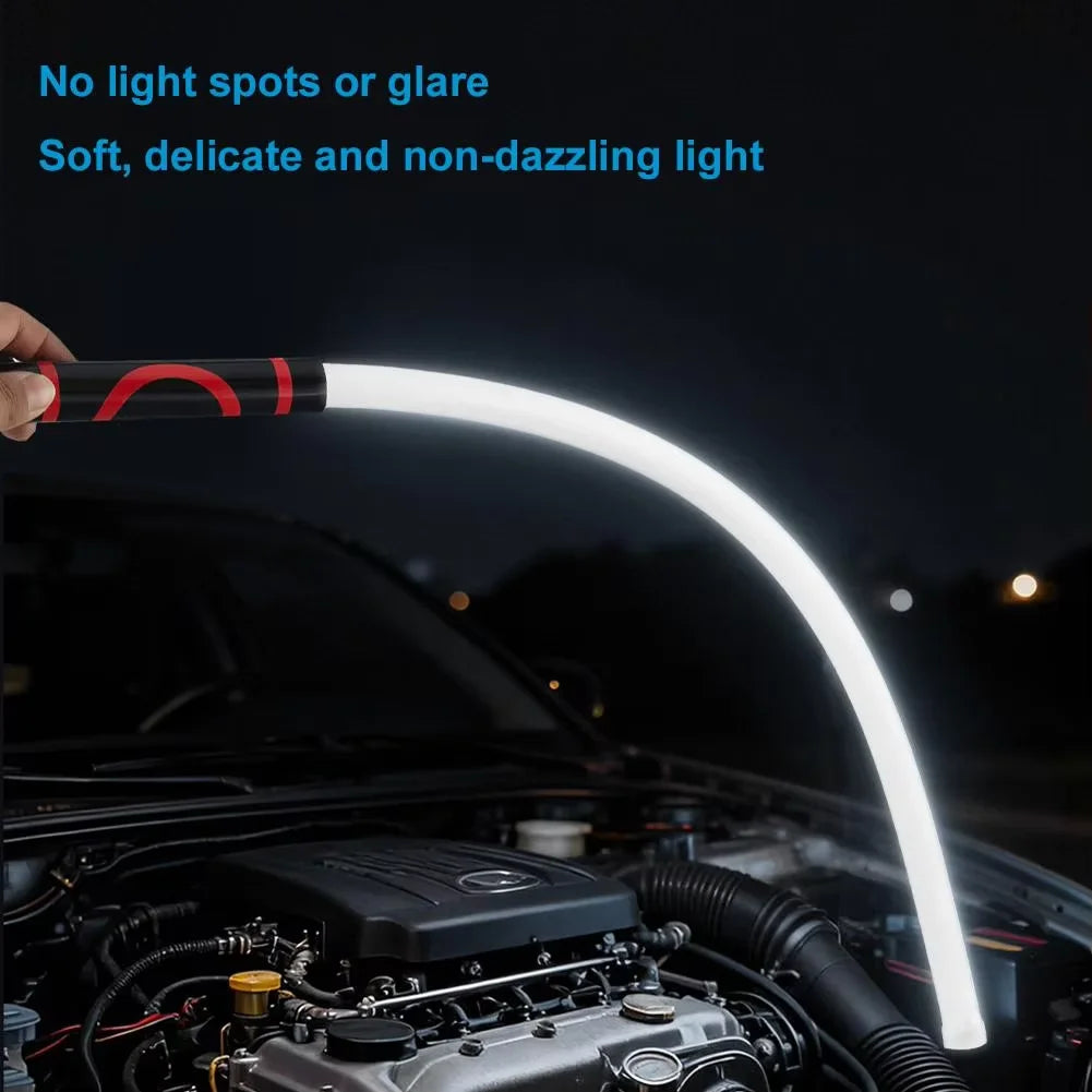 New Bendable LED Flashlight Stick Portable Flexible Work Lights High-Lumen Rechargeable Flashlight For Mechanics Auto Repair
