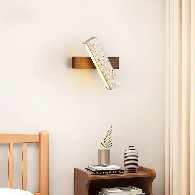 Natural Stone Wall Lamp Art Decor Sconce For Foyer Dining Room Bedroom Stairs Aisle Corridor Atmosphere Lighting Fixtures