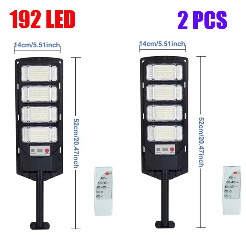 1/2PCS 500000LM 800W/500W Floodlight Bright Solar Led Light Outdoor Powerful Outdoor Motion Sensor Solar Lamp Garden Street Lamp