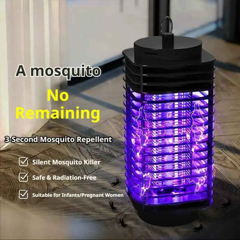 Electric Mosquito Zapper UV Insect Killer Lamp Ultra Quiet Bug Fly Trap with Safety Grid Indoor Hanging Bug Zapper EU Plug