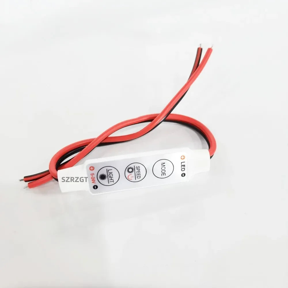 LED Strip Controller Mini Dimmer RF Remote DC 5V 12V 24V Controller For LED 5050 2835 Strip Single Color