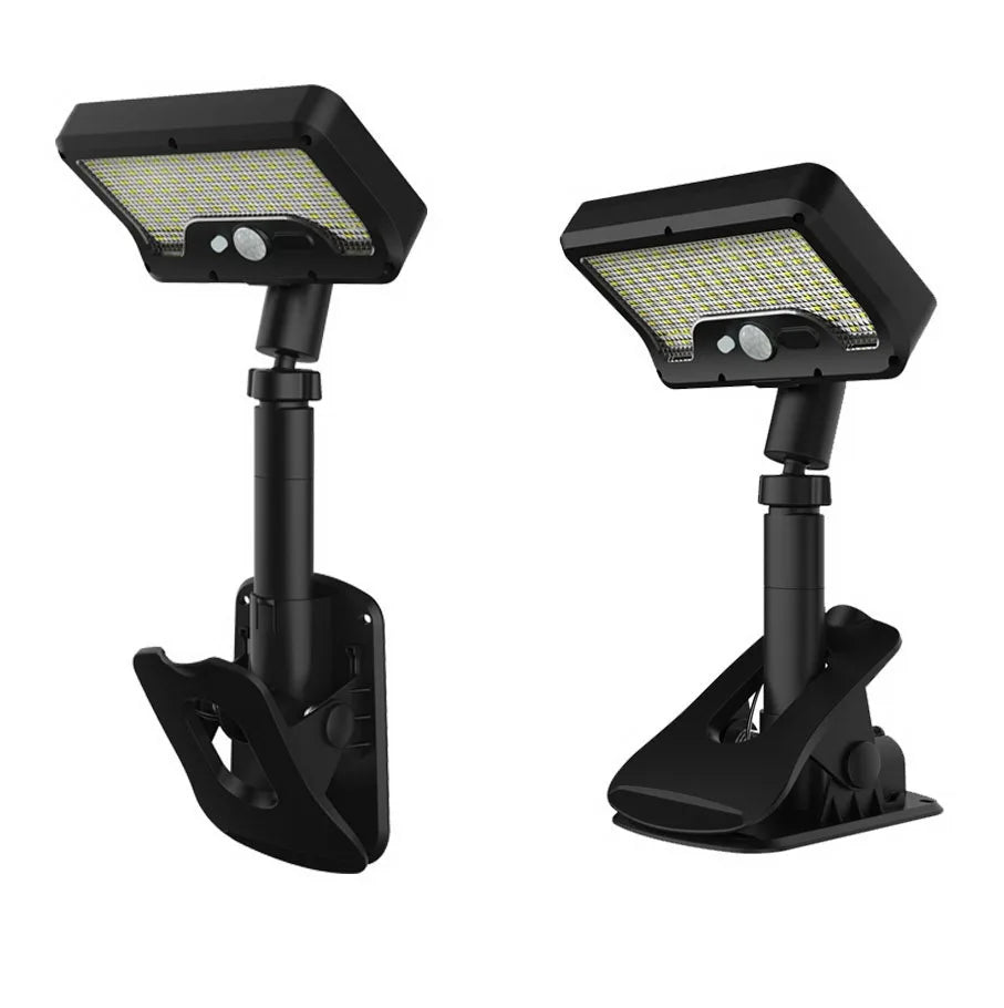 New Solar Powered Dual-use Clip-on Outdoor Garden Light for Villa Fence, Outdoor Landscape Park Lawn Light