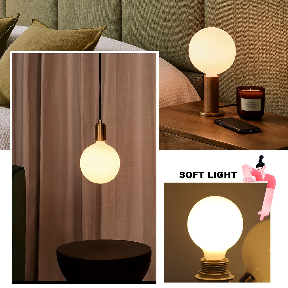 E27 LED Bulb AC 220V 110V G80 G95 G125 Energy Saving Global Light Lampada Ampoule LED Light Bulb Cold Warm White LED Lamp