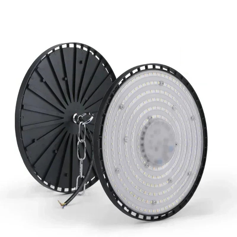 Super Bright 100/150/200W UFO LED High Bay Light Waterproof Commercial Industrial Market Warehouse Workshop Factory Garage Lamp