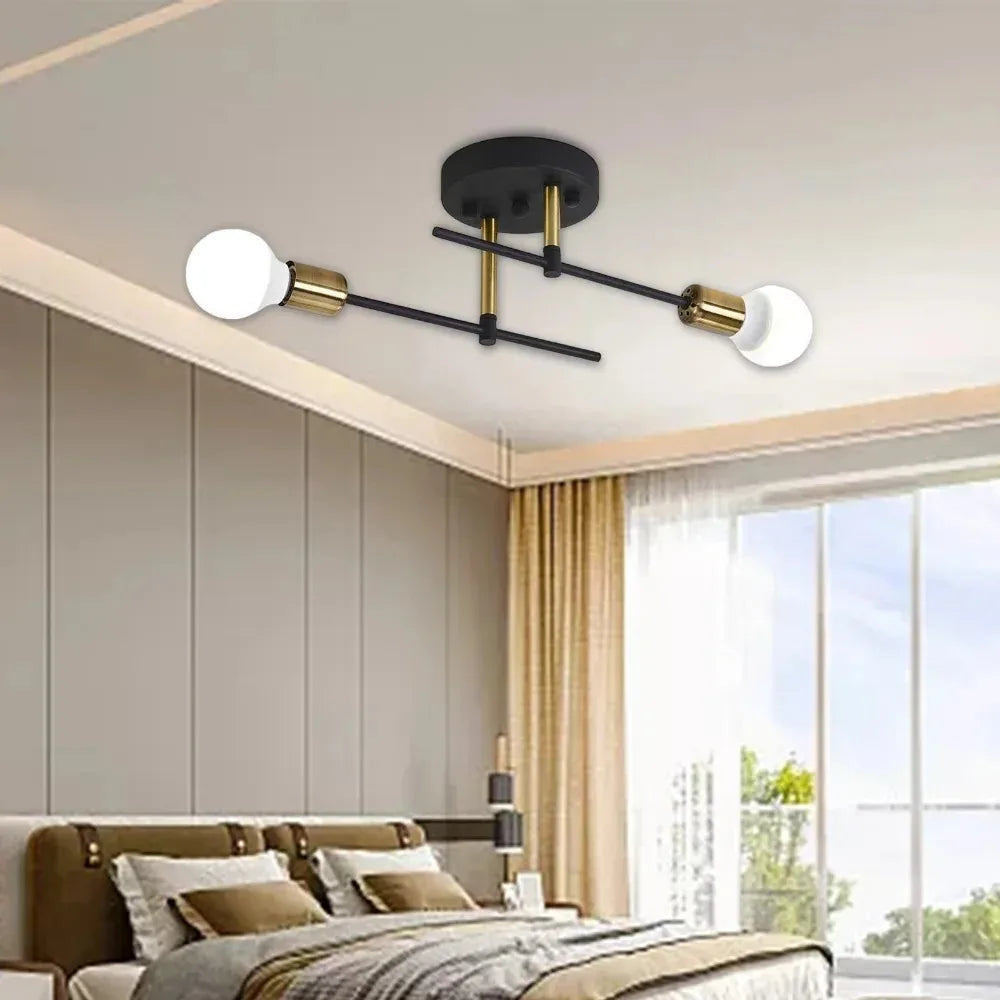 JOYINLED Hot Sales Modern Chandeliers  2/4/6/8BG Simple Decoration Ceiling Lamp Flush Mounted Indoor Room Lights Ceiling