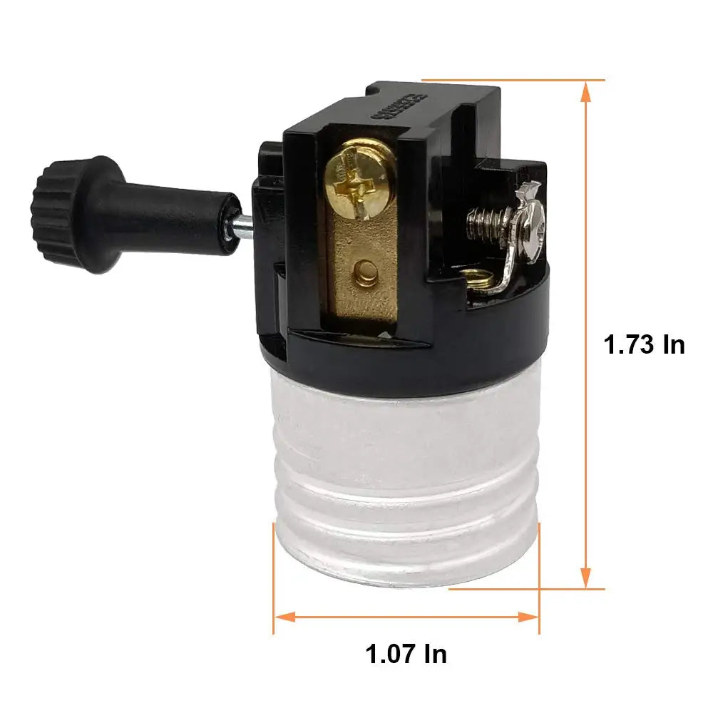 3 replacement parts for street light sockets, E26/E27 lamp holder repair kit, medium base only, incandescent lamp bracket, detac