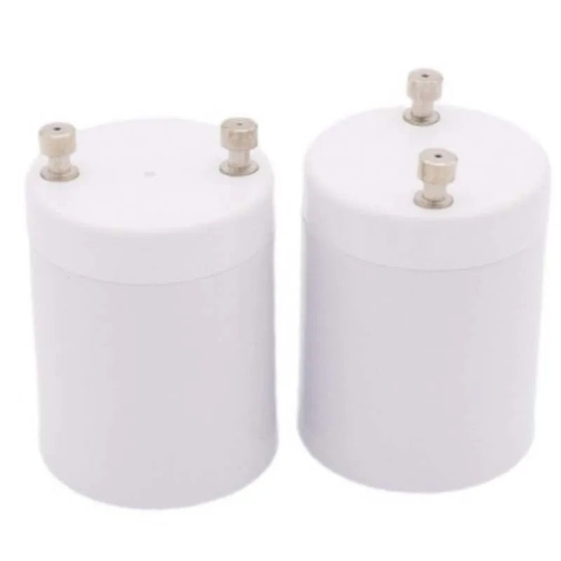 1pcs GU24 to E27 Lamp Holder Converter Led Light Head Base E26 LED Saving Light Halogen Screw Bulb Socket Adapter White