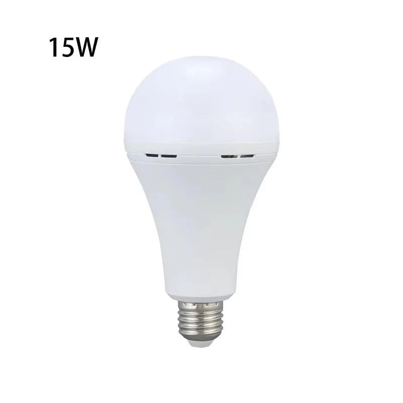 7W 9W 15W LED Emergency Rechargeable Light Bulb, Energy Saving Backup Lamp for Home Power Outage, Portable Handheld Lightin
