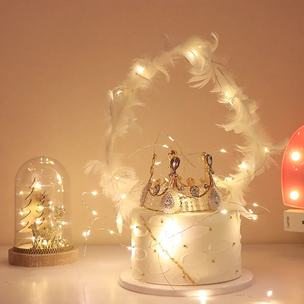 LED Copper Wire String Lights Waterproof Fairy Lights Battery Powered Garland DIY Christmas Party Wedding  Holiday Decoration