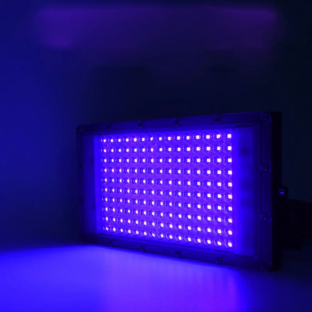Led 100W 300W Purple Light 365nm UV Curing Lamp 395nm Fluorescent Detection Lamp Shadowless Glue UV Curing lamp Green Oil Resin