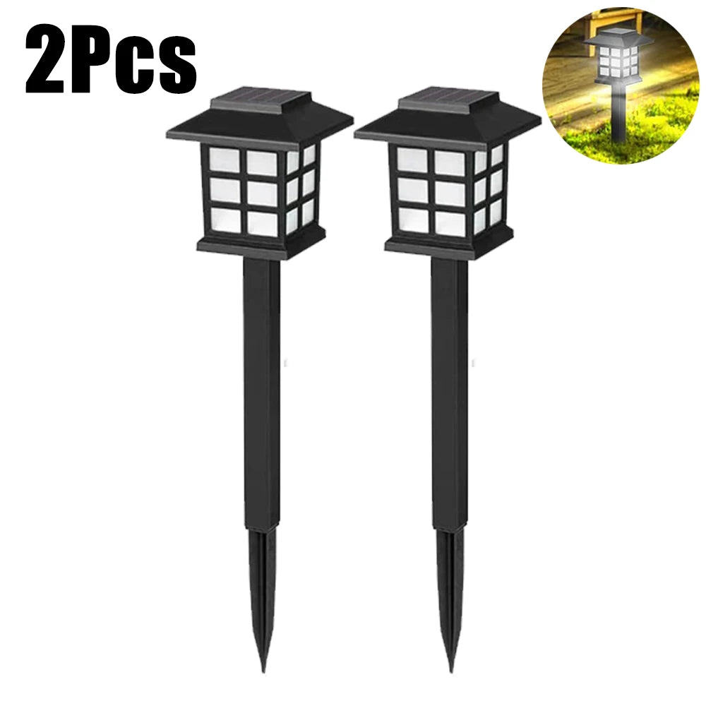 1/2/4/6/8/12Pcs Solar LED Pathway Lights Outdoor Waterproof Walkway Garden Decor Street Lamp for Landscape Yard Patio Driveway