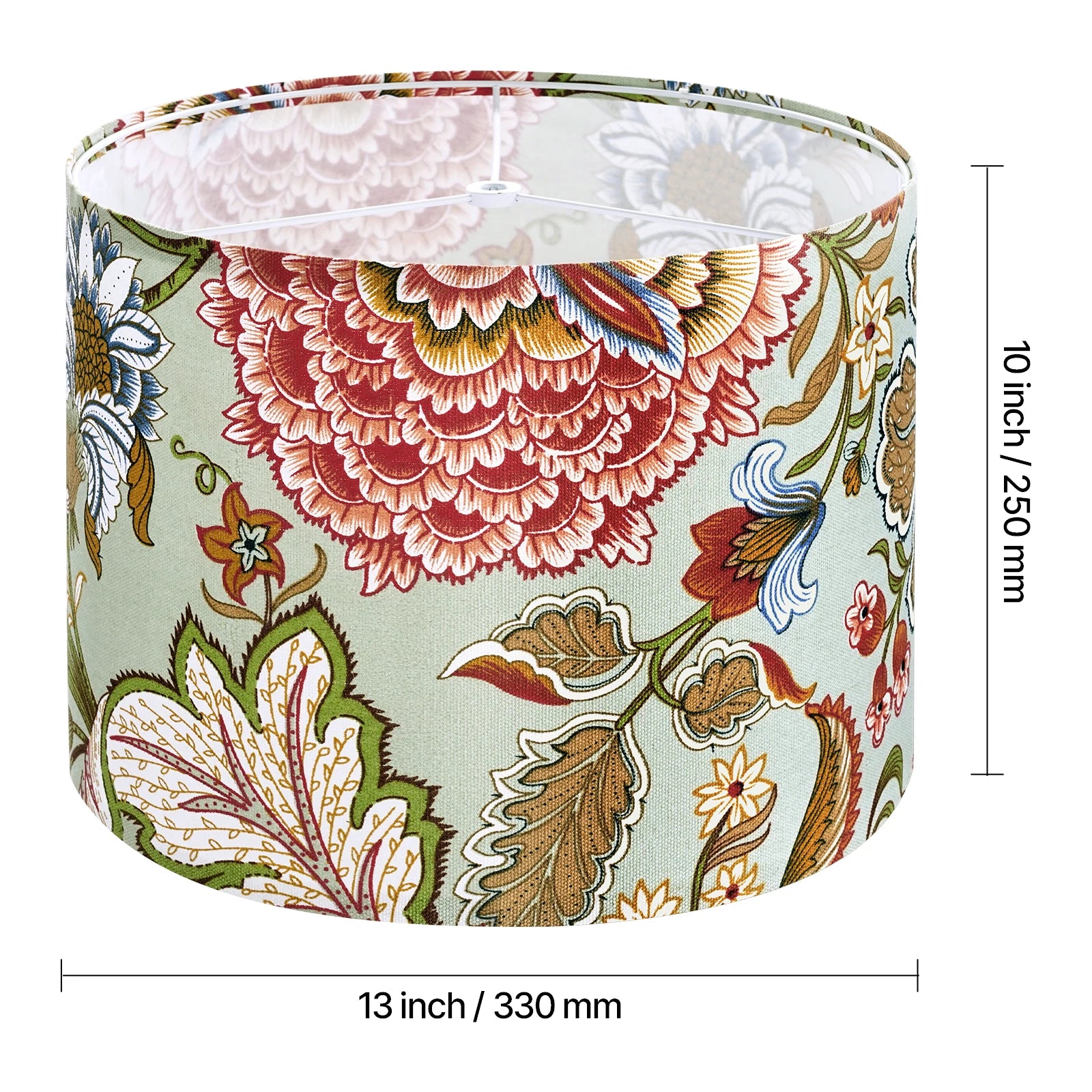 SucceBuy Drum Lamp Shade Medium Drum Linen Lampshade Replacement Lamp Shade for Table Lamps Floor Lamps Pendant Lights