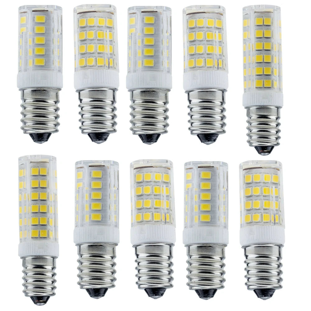 E14 LED Corn Bulb 7W 9W 12W 15W 18W, 220-240V 2835 SMD, 360° Beam Angle, Bright Mini Light for Halogen Chandelier Replacement