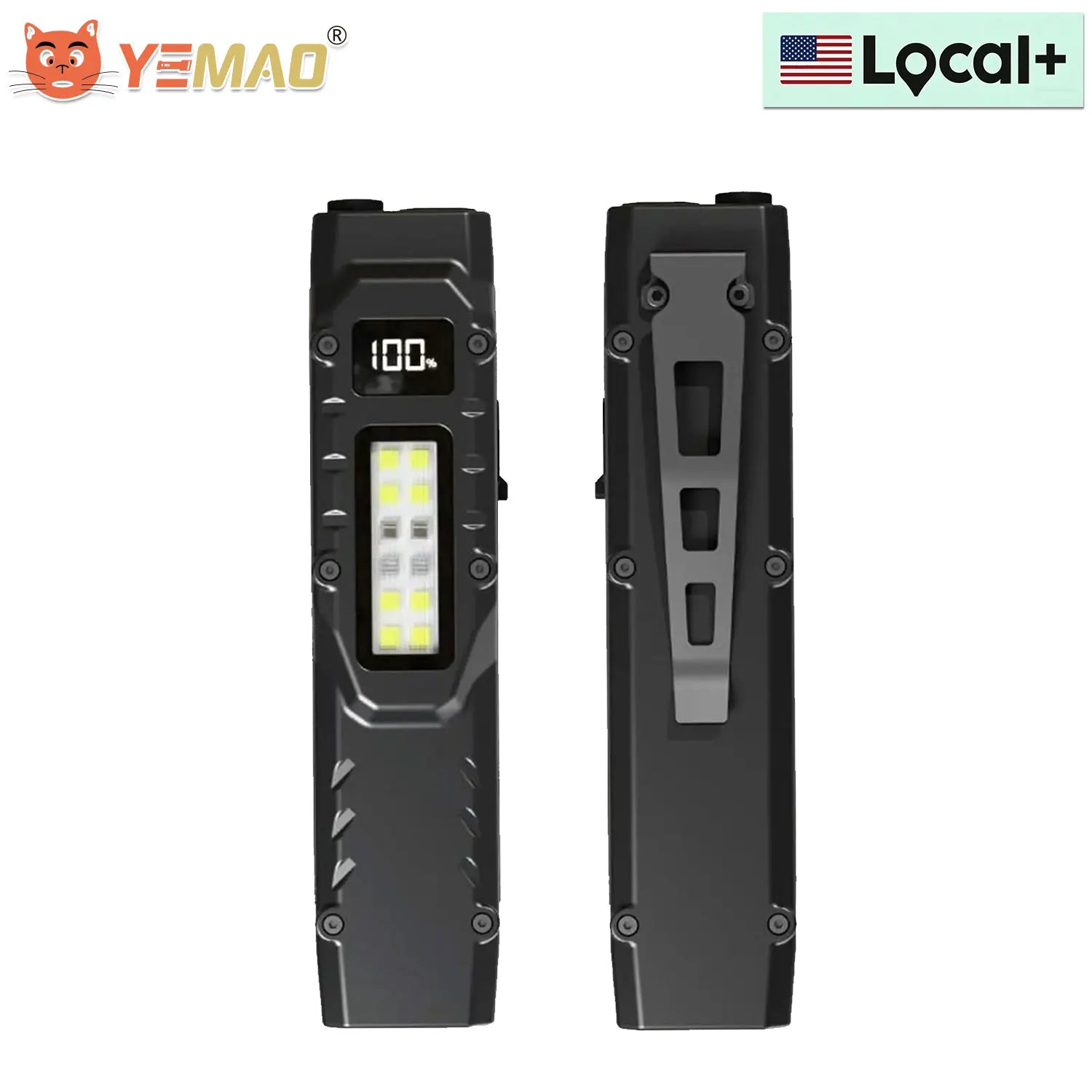 YEMAO F337X Powerful Led Flashlight 7 XTE Leds 3000 Lumens 200 Meters 18650 Battery Multi-color Auxiliary Lights EDC Torches