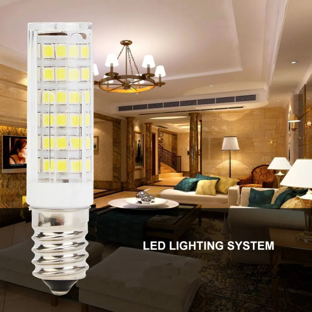 E14 LED Corn Bulb 7W 9W 12W 15W 18W, 220-240V 2835 SMD, 360° Beam Angle, Bright Mini Light for Halogen Chandelier Replacement