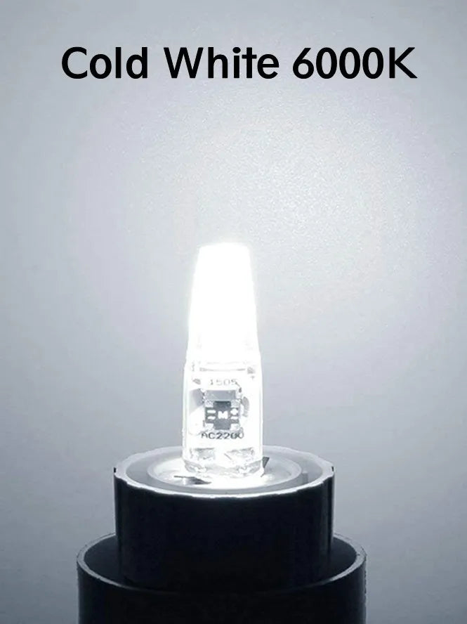 10pcs Mini G4 LED Bulb COB Light AC DC 12V/220V Warm/Cold White 360 Beam Angle Chandelier Spotlight Replace 20/40W Halogen Lamp