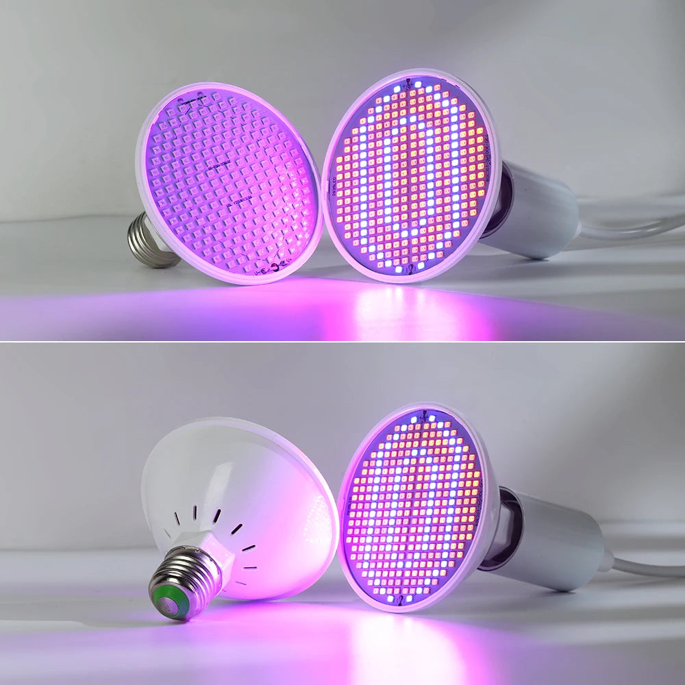 LED Plant Grow Light E27 LED Lamp Spotlight Bulb AC85-265V Full Spectrum Indoor Hydroponics Flower Seedling LED Phyto Lamp