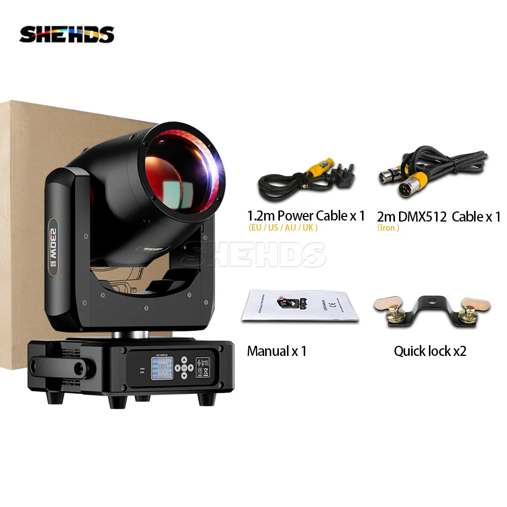 SHEHDS Fast Shipping Bulb MINI 7R 230W Moving Head Light Stronger Penetrability For DJ Disco Theater Stage Christmas Wedding