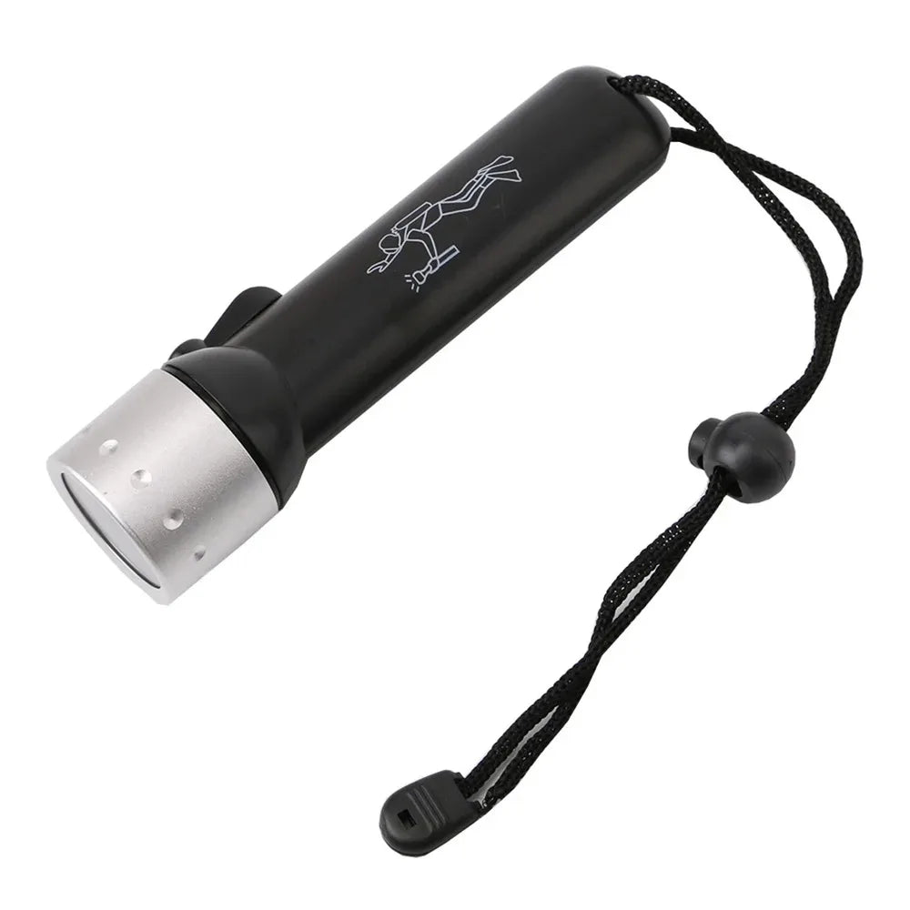 Powerful Super Bright Flashlight Diving Hunting High Lumen LED Outdoor Camping Light Waterproof Mini Portable Lighting Lantern