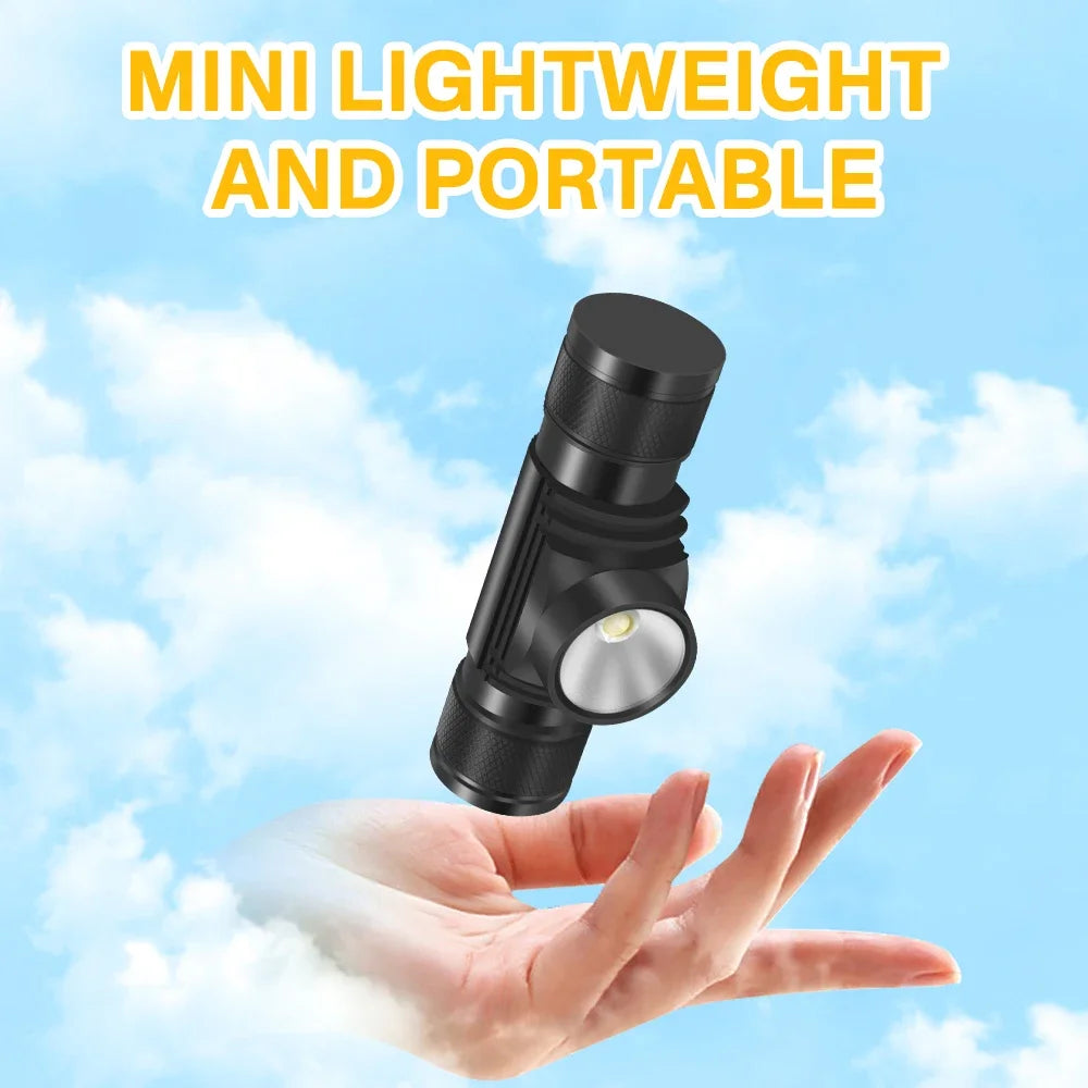 BORUiT D10 1000LM LED Headlamp Powerful Lightweight Headlight Type-C Rechargeable Head Torch Waterproof Camping Fishing Lantern