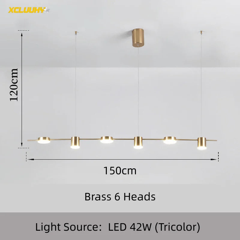 Modern Led Living Room Chandeliers Dining Table Ceiling Chandelier Kitchen Hanging Light Fixture Dimmable Indoor Lighting Lamp