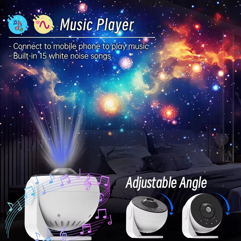 Galaxy Projector Star Projector Planetarium Starry Sky Night Light for Kids Adults Space Ceiling Projectors for Home Decor Chris