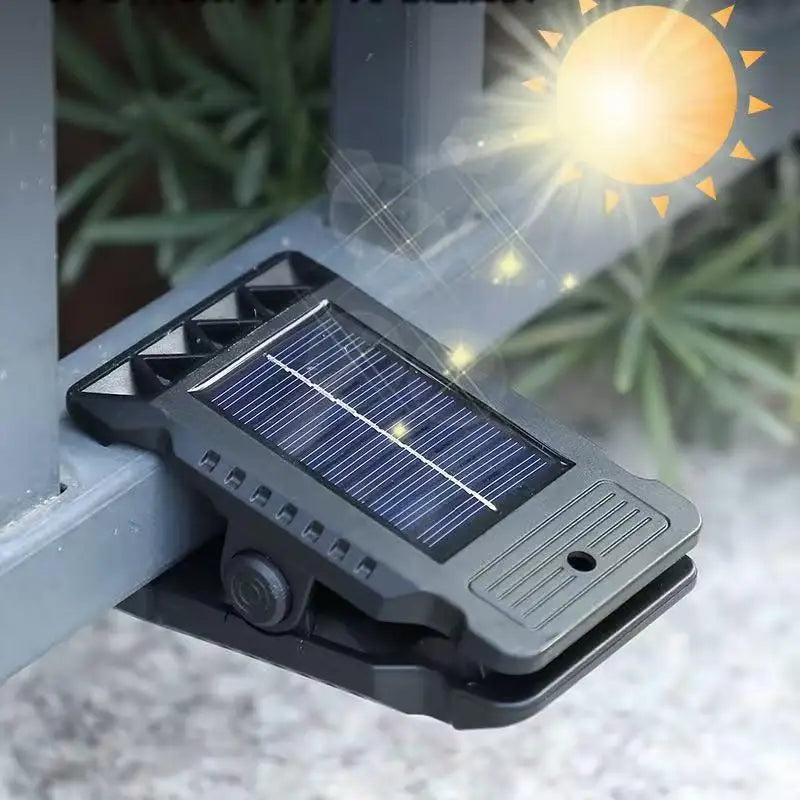 New Upgraded Human Body Sensing Solar Clip Lamp Outdoor Courtyard Lamp Garden Lighting Solar Wall Lamp