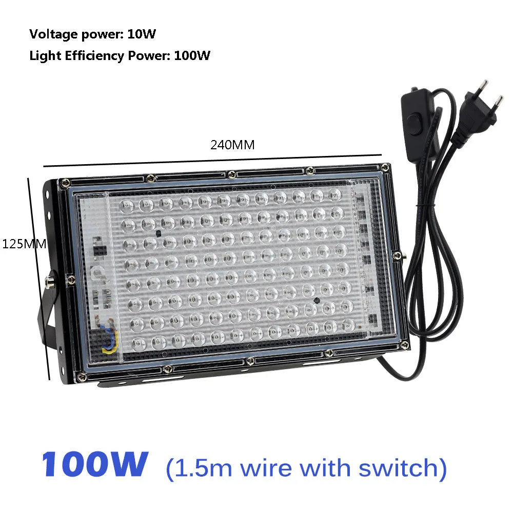 Led 100W 300W Purple Light 365nm UV Curing Lamp 395nm Fluorescent Detection Lamp Shadowless Glue UV Curing lamp Green Oil Resin