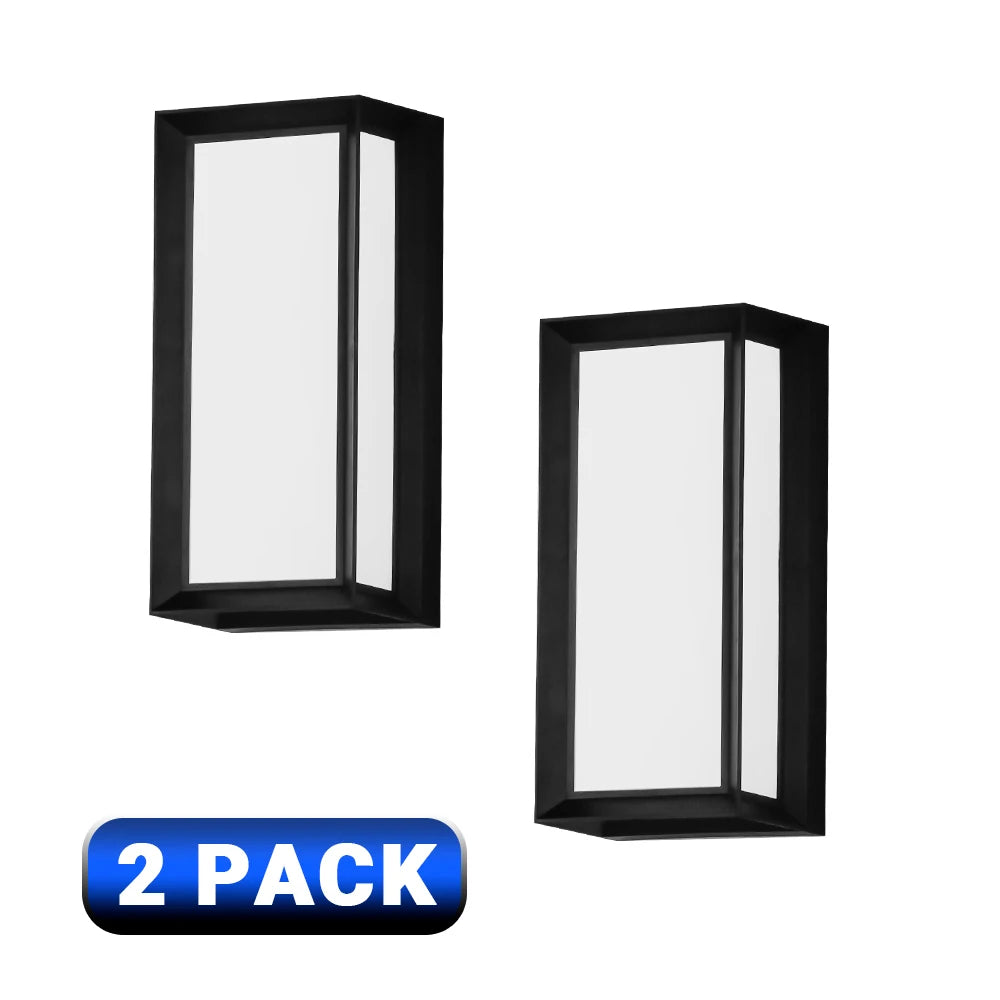IP65 Waterproof Outdoor LED Wall Lamp 24W AC85-265V Exterior Wall Lighting Plastic Lamp Body Warm White Porch Light Garden Light