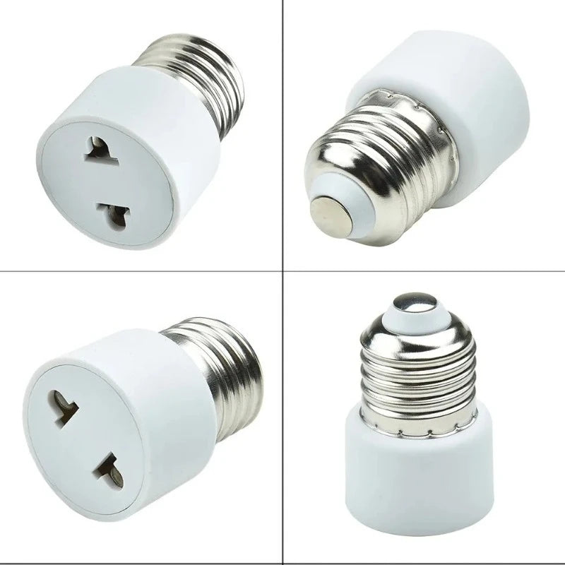 White E27 Plug Bulb Holder Light Fixture Bulb Base Adapter Lamp Socket Universal US/EU Practical Hot Sell