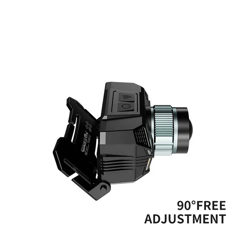 WARSUN WD09 Powerful Led Headlamp Headlight Zoom Head Lamp Flashlight 18650 battery USB Rechargeable Fishing Lantern Head Torch
