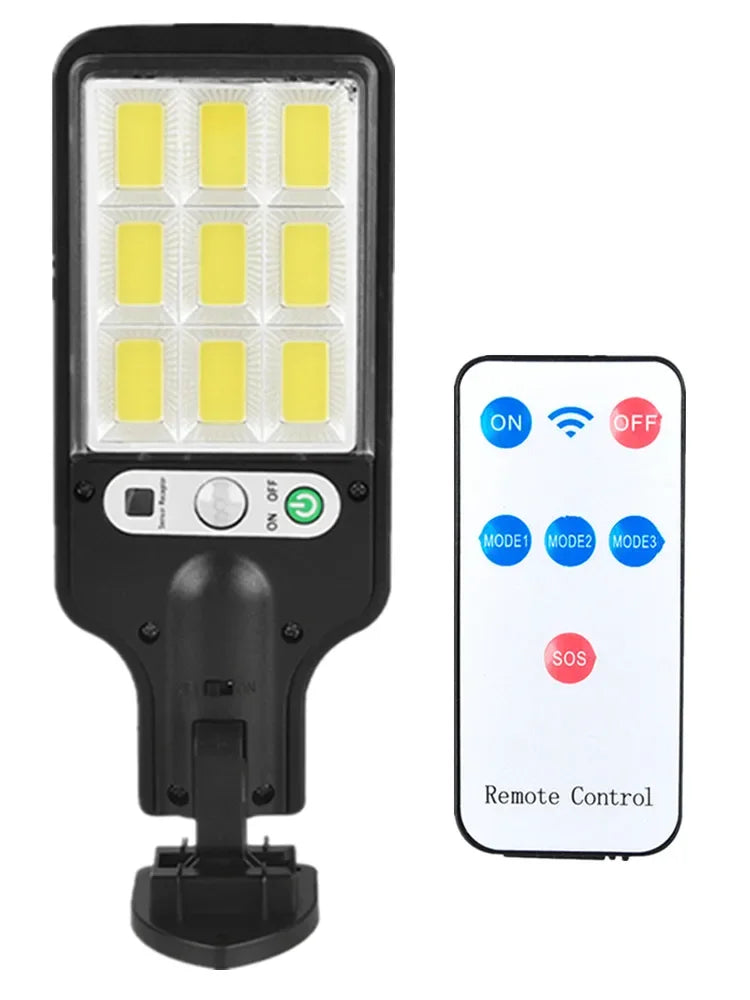 Super Bright Solar Powered Outdoor Lights Motion Sensor LED Wall Lamp Waterproof Security Lighting for Garden Patio Garage Door