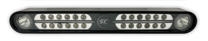Shadow Caster Eagle Ray Light Bar Dual Optics Black Housing 12/24V