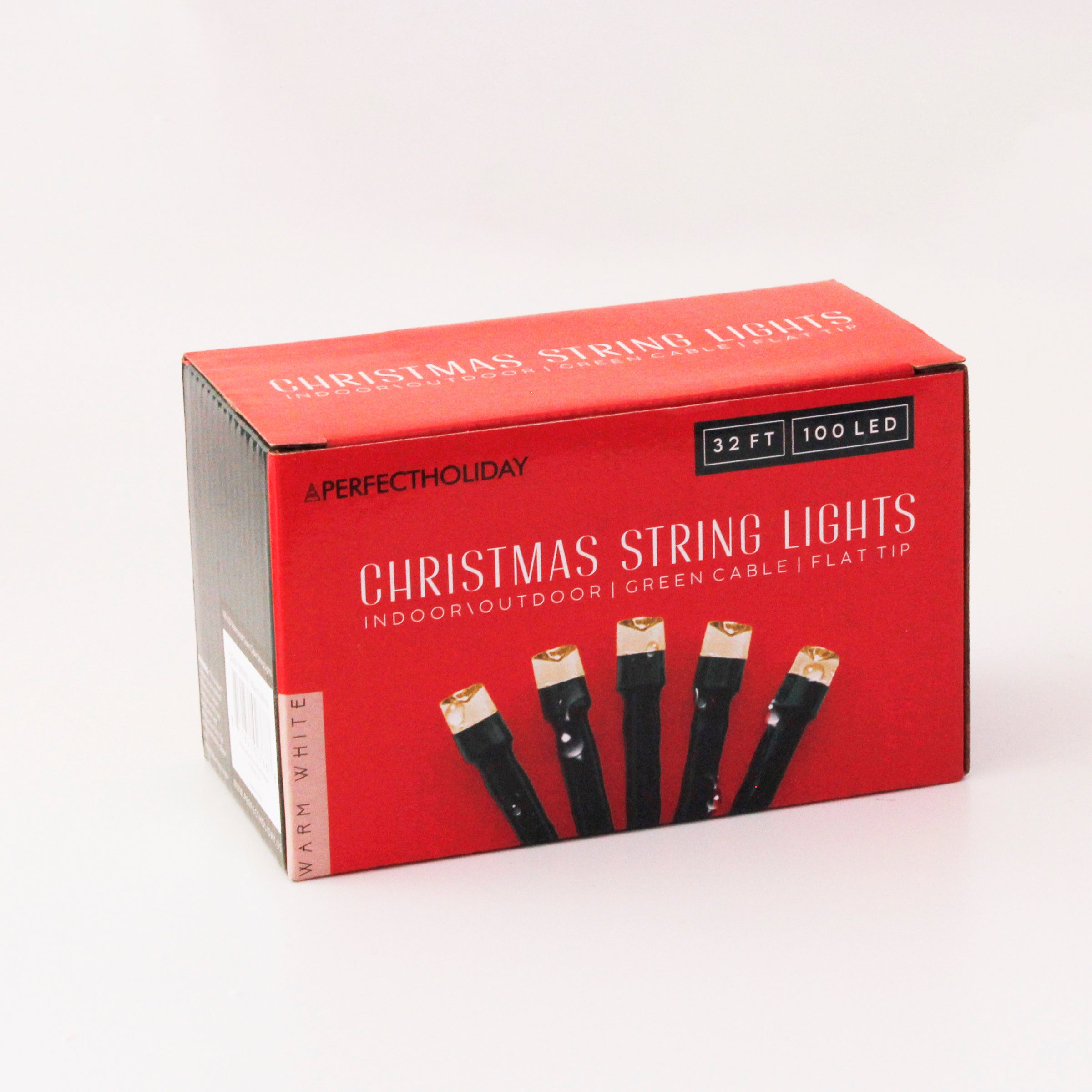 100 LED Green Wire String Light with connector Waterproof - Warm White